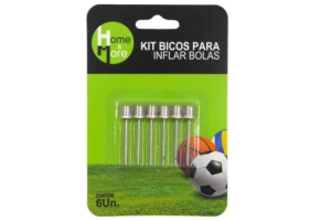 HM449 KIT BICOS PARA INFLAR BOLAS 06 PCS