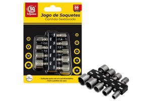 SQ4316 JOGO 09 SOQUETES 5 A 13 MM