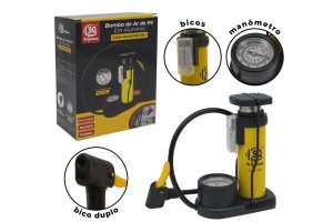 SQ4306 BOMBA AR DE PE ALUMINIO C/ MANOMETRO