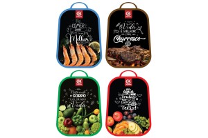 Tábua de plástico com alça 23 X 33 cm