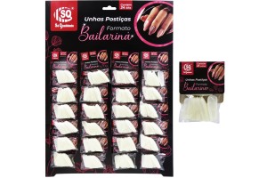 SQ4293 KIT 24 UNHA POSTICA BAILARINA (CARTELA)