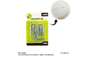 HM655 CONJUNTO ESCAPULAS 60MM COM BUCHAS C/4PCS
