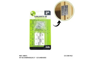 HM671 CONJUNTO DE DOBRADICAS ACO 2