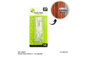 HM675 FECHO DE ACO PARA PORTA 3