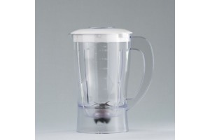 Copo Liquidificador Black & Decker LE 420BR / LE 450B / LE 450F Cristal Tampa (Branca) Mebrasi