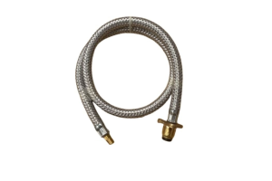 Pigtail P/45 Malha de aço x 7/16