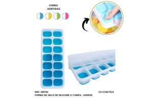 HM763 FORMA DE GELO SILICONE 24 CM