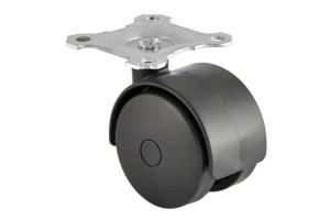 RODIZIO DUPLO 50 MM 04 FUROS GIRATORIO