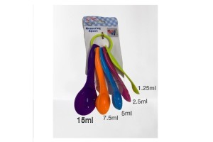 COLHER MEDIDORA 05 PECAS MEASURING SPOON
