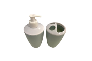 HM16 KIT BANHEIRO SABONETEIRA E PORTA ESCOVA