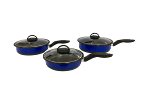 ESMALTE JOGO 03 FRIGIDEIRAS 22/24/26 AZUL TAMPA VIDRO