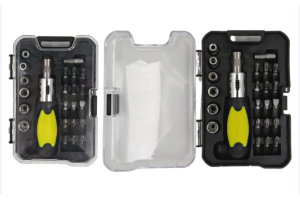 JOGO DE CHAVES CATRACA INTERCAMBIÁVEL 22 PECAS