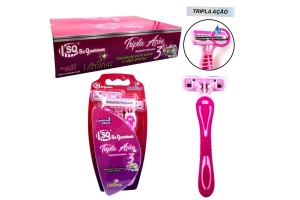 Depilador feminino tripla ação 03 peças