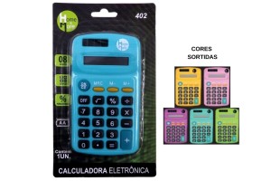HM293 CALCULADORA COLORIDA 08 DIGITOS 402