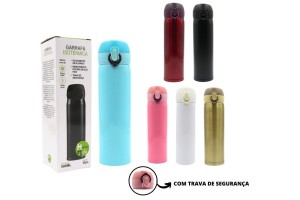 HM381 GARRAFA ISOTERMICA EM ACO INOX 500ML