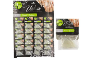HM373 UNHAS POSTICAS TRANSPARENTE CARTELA 24 KITS