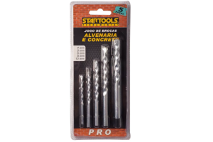 STARTOOLS 0122 JOGO BROCAS CONCRETO 05 PECAS