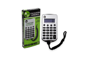 HM153 CALCULADORA ELETRONICA BOLSO C/ CORDAO 8990