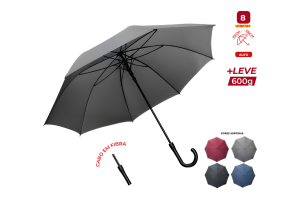 SQ4338 GUARDA CHUVA FIBRA 8 VARETAS AUTOMATICO